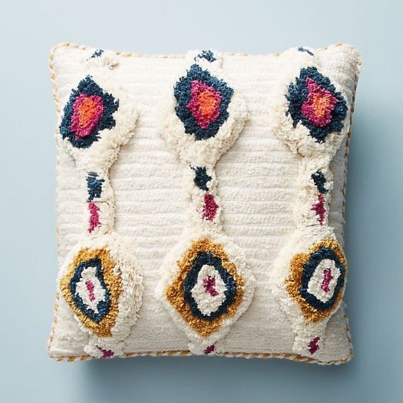 Anthropologie Other - [Anthropologie] Tufted Moroccan Pillow Cover 18"
